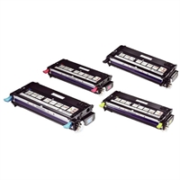 DELL 3130cn - DELL REMANUFACTURED COMBO 4 PACK 9K HIGH YIELD for Dell 3130cn 3130cnd PRINTERS